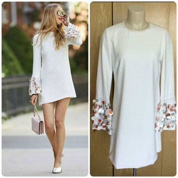 Alexis Dresses & Skirts - Alexis Bettina Embellished A-Line Crepe Dress
